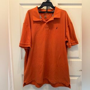 Nautica Men's Polo in Bold Orange